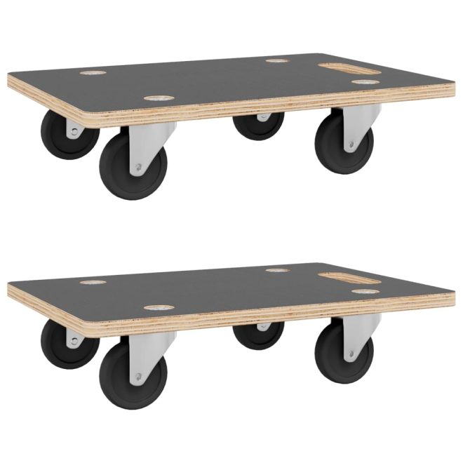 Dolly Trolleys 2 pcs Rectangular – 50x35x11.5 cm