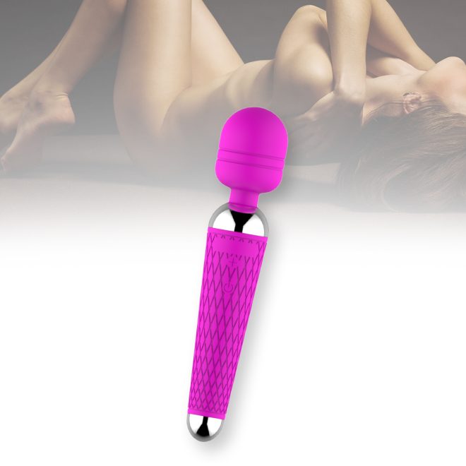 10 Speed Rechargeable Dildo Wand Vibrator Clit Stimulator Female Adult Sex Toys