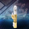 Rabbit Vibrator Dildo G-spot Multispeed Wand Massager Adult Female Sex Toy Gold