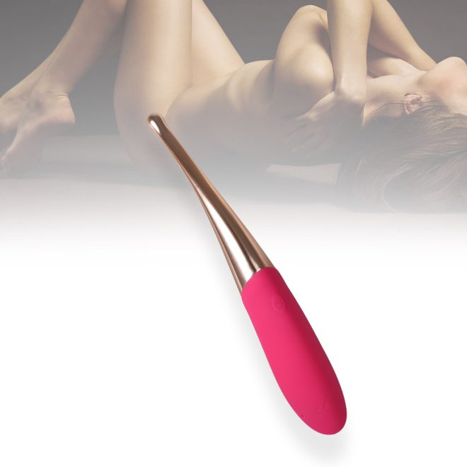 Vibrator Clit Vagina Gspot Stimulator Rechargeable Adult Sex Toy Rose Red