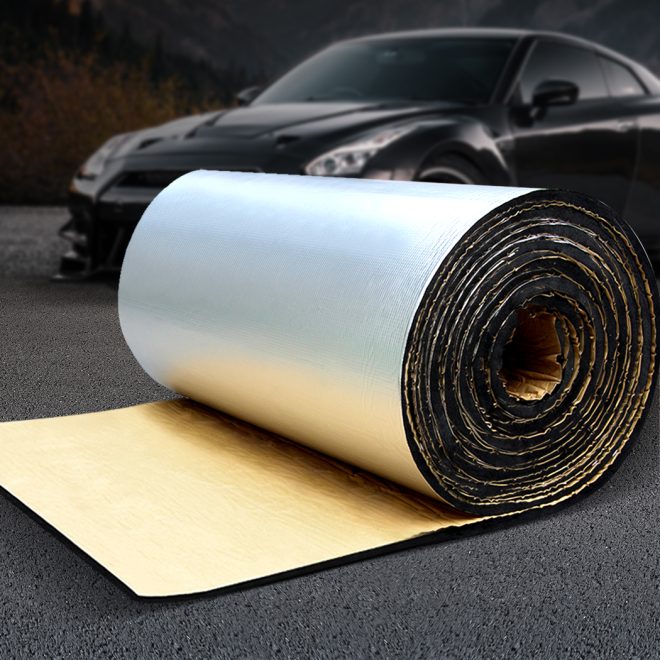 6mm 1M 49sqft Firewall Sound Deadener Car Heat Shield Insulation Deadening Mat