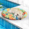 Pet Cool Gel Mat Cat Bed Dog Bolster Waterproof Self-cooling Pads Summer – L