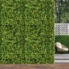 10x Artificial Boxwood Hedge Fence Fake Vertical Garden Green Outdoor