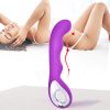 10 Speed Vibrator Bullet Vibrating USB Massager Wand Female Adult Sex Toy Purple