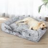 Pet Bed Orthopedic Sofa Dog Beds Bedding Soft Warm Mat Mattress Cushion – L