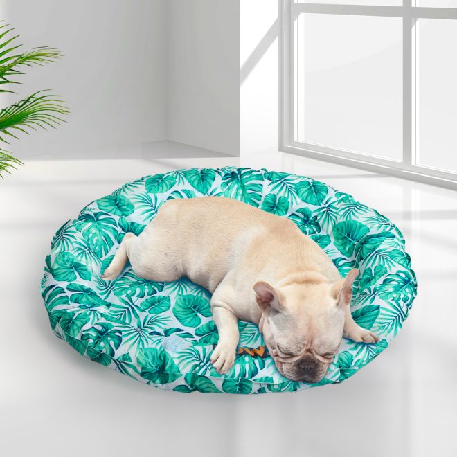 Pet Cool Gel Mat Cat Bed Dog Bolster Waterproof Self-cooling Pads Summer – L