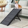 Adjustable Dog Ramp Height Stair For Bed Sofa Cat Dogs Folding Portable – Black