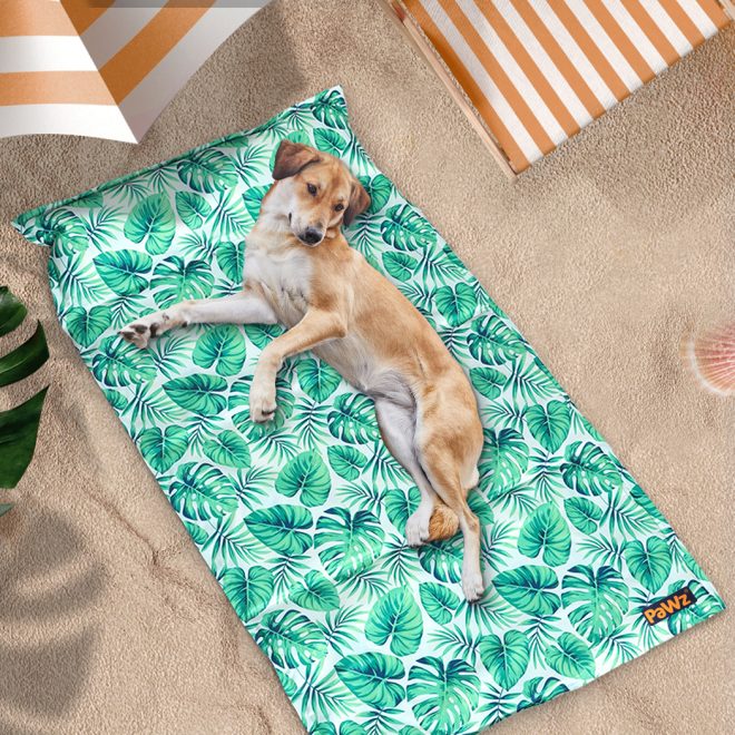 Pet Cooling Mat Cat Dog Gel Non-Toxic Bed Pillow Sofa Self-cool Summer – L