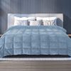 Quilt Doona Comforter Blanket Velvet Winter Warm Bedding – KING, Blue