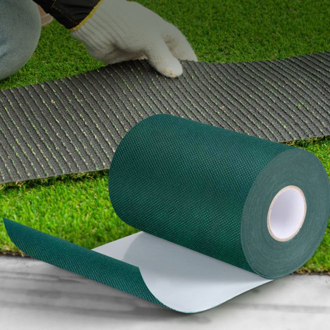 1 Roll 10Mx15cm Self Adhesive Artificial Grass Fake Lawn Joining Tape