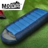 Sleeping Bag Outdoor Camping Single Bags Hiking Thermal -20 deg Winter – Blue