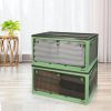 Storage Box Plastic Stackable Container Clothes Wardrobe Organiser 5 Side Open