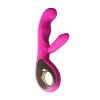 Loop Rabbit Vibrator USB Rechargeable G-Spot Dildo Massager Women Sex Toy Pink