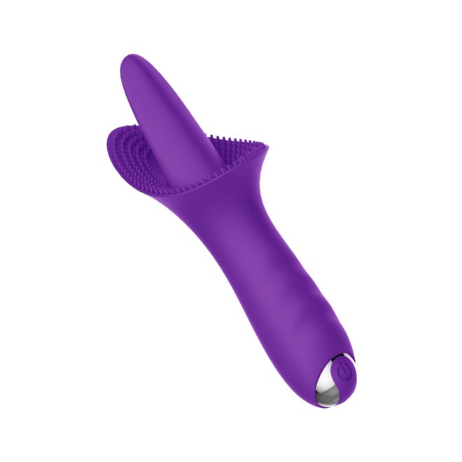 Vibrator Licking Tongue Sex Toy GSpot Oral Rechargeable Clit Massager