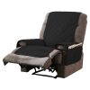 Recliner Sofa Slipcover Protector Mat Massage Chair Waterproof M Black