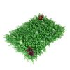 10x Artificial Grass Boxwood Hedge Fence Garden Green Wall Mat Outdoor