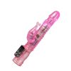 Pink Multi Speed Rotating Vibrator Dildo Dong Rabbit Clitoris Stimulator Sex Toy