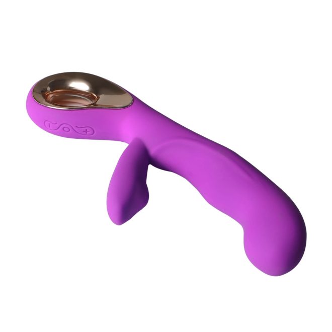 Loop Rabbit Vibrator USB Rechargeable G-Spot Dildo Massager Women Sex Toy Purple