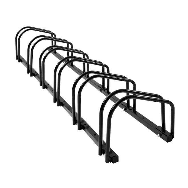 Floor Parking Rack Bikes Stand Bicycle Instant Storage Cycling Portable – 6 Bike