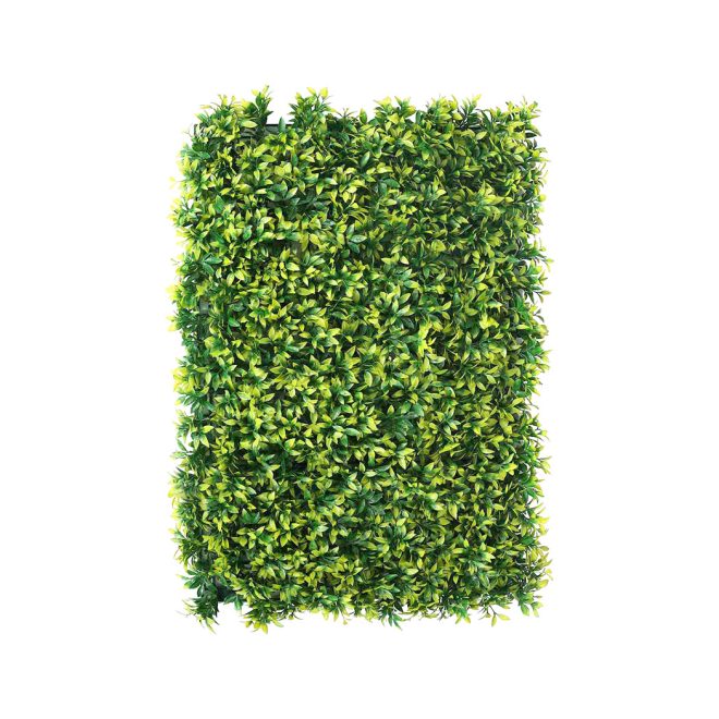 10x Artificial Boxwood Hedge Fence Fake Vertical Garden Green Outdoor