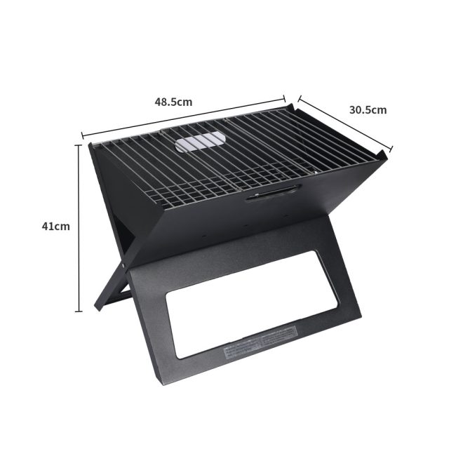 Portable BBQ Charcoal Grill Outdoor Camping Barbecue Picnic Foldable Steel Stove