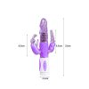 Double Rabbit Female Adult Sex Toy Vibrator G-Spot Dildo Clit Anal Massager