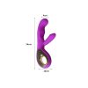 Loop Rabbit Vibrator USB Rechargeable G-Spot Dildo Massager Women Sex Toy Purple