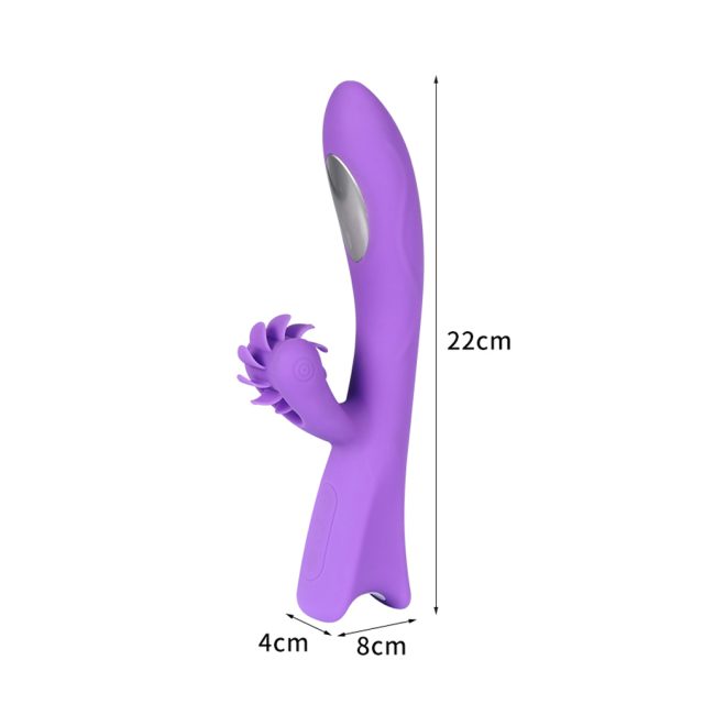 Vibrator Licking Tongue Sex Toy GSpot Oral Rechargeable Clit Multispeed Massager