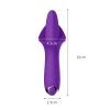 Vibrator Licking Tongue Sex Toy GSpot Oral Rechargeable Clit Massager