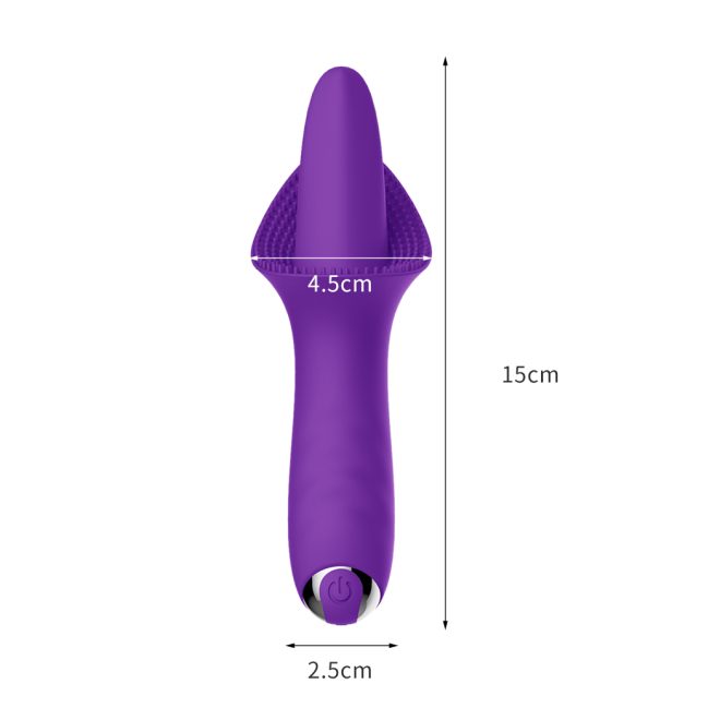 Vibrator Licking Tongue Sex Toy GSpot Oral Rechargeable Clit Massager