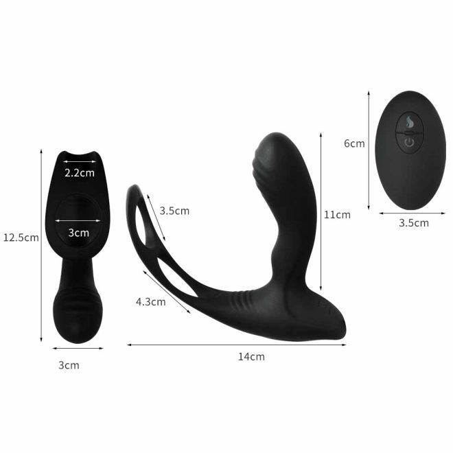 Vibrator Dildo Masturbator Unisex Heating Wireless Control Adults Sex Toy