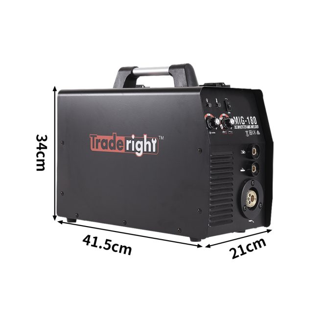 180Amp Welder MIG ARC MAG Welding Machine Gas / Gasless Portable