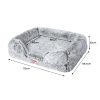 Pet Bed Orthopedic Sofa Dog Beds Bedding Soft Warm Mat Mattress Cushion – L