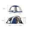 Family Camping Tent Tents Portable Outdoor Hiking Beach  4-6 Person Shade Shelter