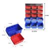 30 Bins Garage Workshop Wall Mounted Tool Box Small Parts Storage Organiser Rack