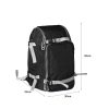 Ski Boot Bag Snowboard Backpack Boots Waterproof Shoulder Strap Travel Black 55L