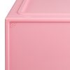 Sneaker Display Case Stackable Shoe Storage Box Clear Magnetic Pink