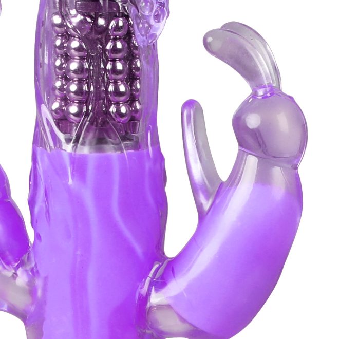 Double Rabbit Female Adult Sex Toy Vibrator G-Spot Dildo Clit Anal Massager