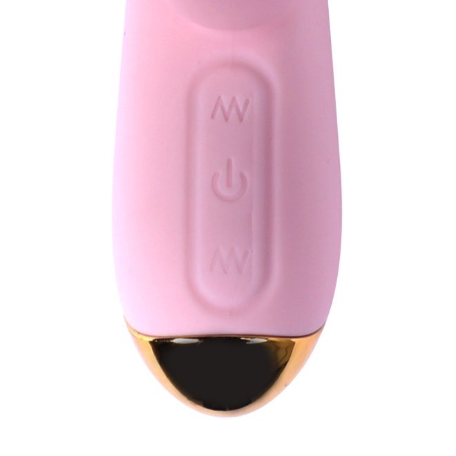 Vibrator Rabbit Double Motor G-Spot Dildo Massager Rechargeable Sex Toys Female Pink