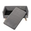 Pet Sofa Bed Dog Warm Soft Lounge Couch Soft Removable Cushion Chair Large – 80 x 43 x 35 cm