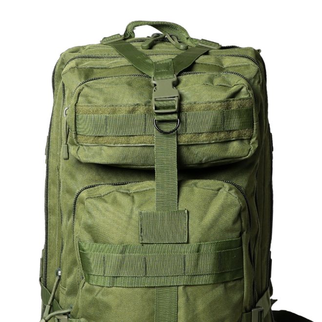 Military Tactical Backpack Rucksack Hiking Camping Outdoor Trekking Army Bag – Army Green, 40 L