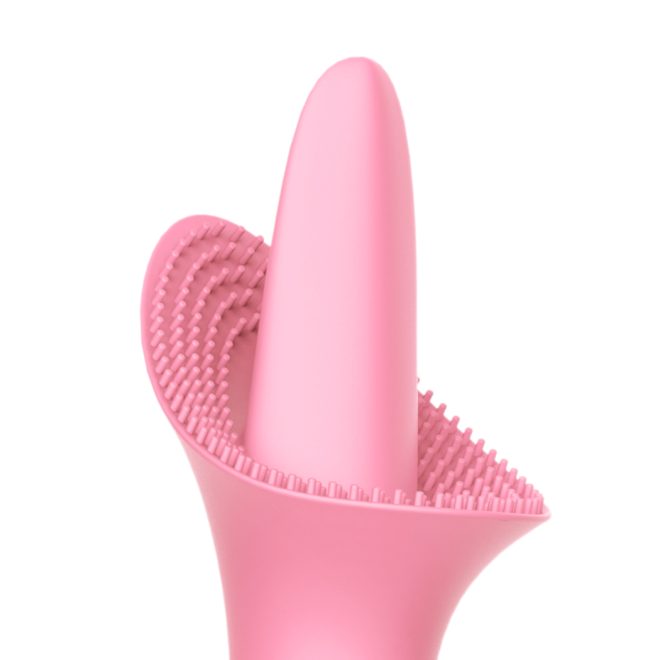 Vibrator Licking Tongue Sex Toy GSpot Oral Rechargeable Clit Massager