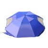 Beach Umbrella Outdoor Umbrellas Sun Shade Garden Shelter – 2 M, Blue