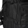 45L Waterproof Backpack Military Hiking Camping Rucksack Outdoor Black