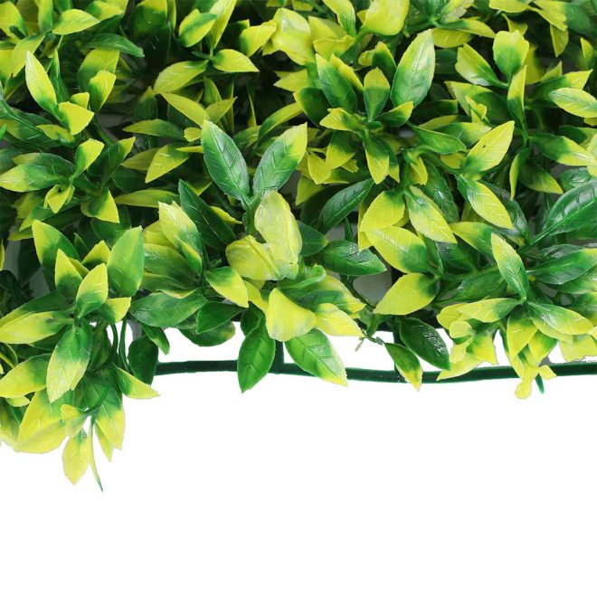 10x Artificial Boxwood Hedge Fence Fake Vertical Garden Green Outdoor