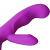 Loop Rabbit Vibrator USB Rechargeable G-Spot Dildo Massager Women Sex Toy Purple