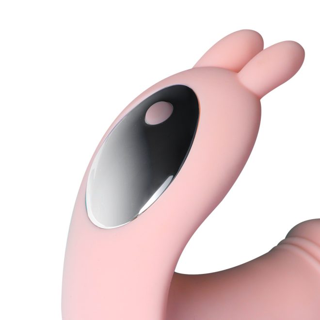 Rabbit Vibrator Wireless Control Clit Dildo Rechargeable Sex Toy Love Women Pink