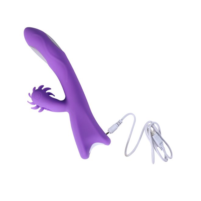 Vibrator Licking Tongue Sex Toy GSpot Oral Rechargeable Clit Multispeed Massager