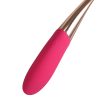 Vibrator Clit Vagina Gspot Stimulator Rechargeable Adult Sex Toy Rose Red