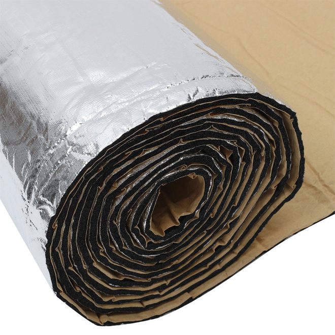 6mm 1M 49sqft Firewall Sound Deadener Car Heat Shield Insulation Deadening Mat